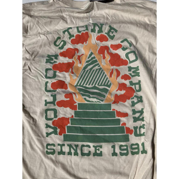 Volcom Other - Rare Volcom Mens Surf Tshirt Tee 100% Cotton Size Small Wave Graphic Print 2016